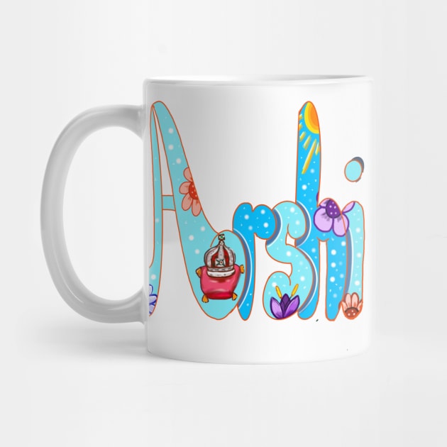 Arshi popular first name. Personalized personalised customised name Arshi by Artonmytee